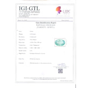 3.69 Ratti Natural Panna Stone with Govt. Lab Certificate (23310)